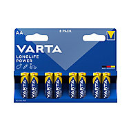 Varta Longlife Power AA Battery, Pack of 8