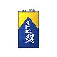 Varta Longlife Power Non-rechargeable 9V Battery, Pack of 4