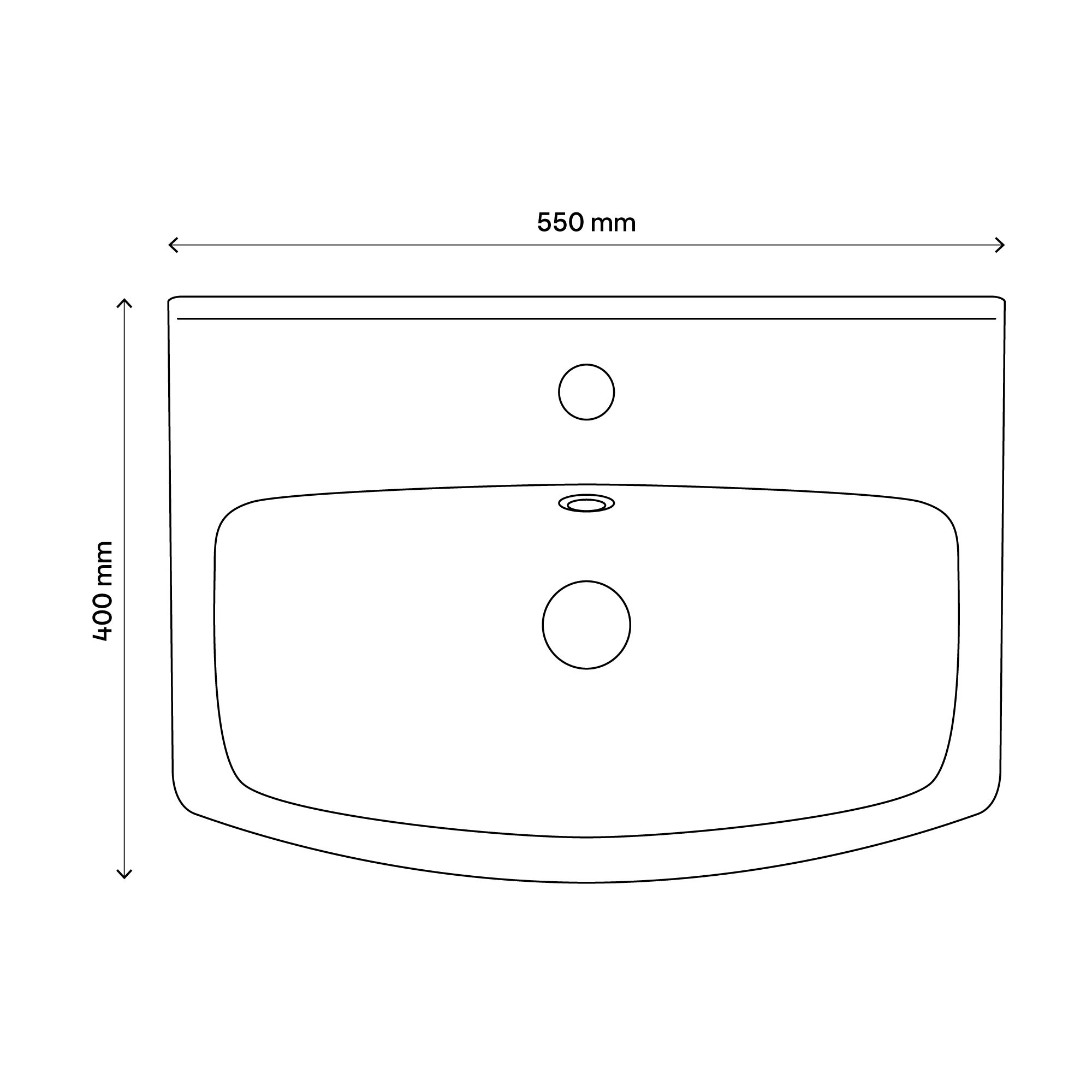 Veleka Gloss Grey Freestanding Vanity unit & basin set (W)550mm (H)900mm