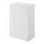 Veleka Gloss White Freestanding Toilet Cabinet (W)552mm (H)810mm