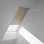 Velux Manual Beige Blackout Roof window blind (W)66cm