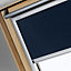Velux Manual Dark blue Slim Blackout Roof window blind (W)78cm