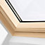 Velux Pine Centre pivot Roof window, (H)780mm (W)550mm