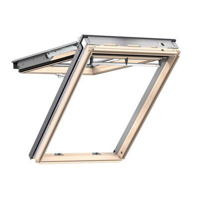 Velux Pine Top hung Roof window, (H)1340mm (W)980mm