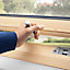 Velux Pine Top hung Roof window, (H)1400mm (W)1340mm
