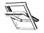 Velux Pivothung White Timber Roof window, (H)980mm (W)550mm