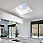 Velux Un-plasticised polyvinyl chloride (uPVC) Fixed Flat roof window, (H)1380mm (W)1080mm