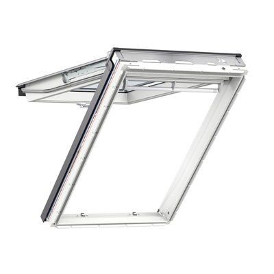 Velux White Timber Top hung Roof window, (H)1180mm (W)660mm