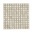 Venicie Ivory Travertine Mosaic tile, (L)300mm (W)300mm