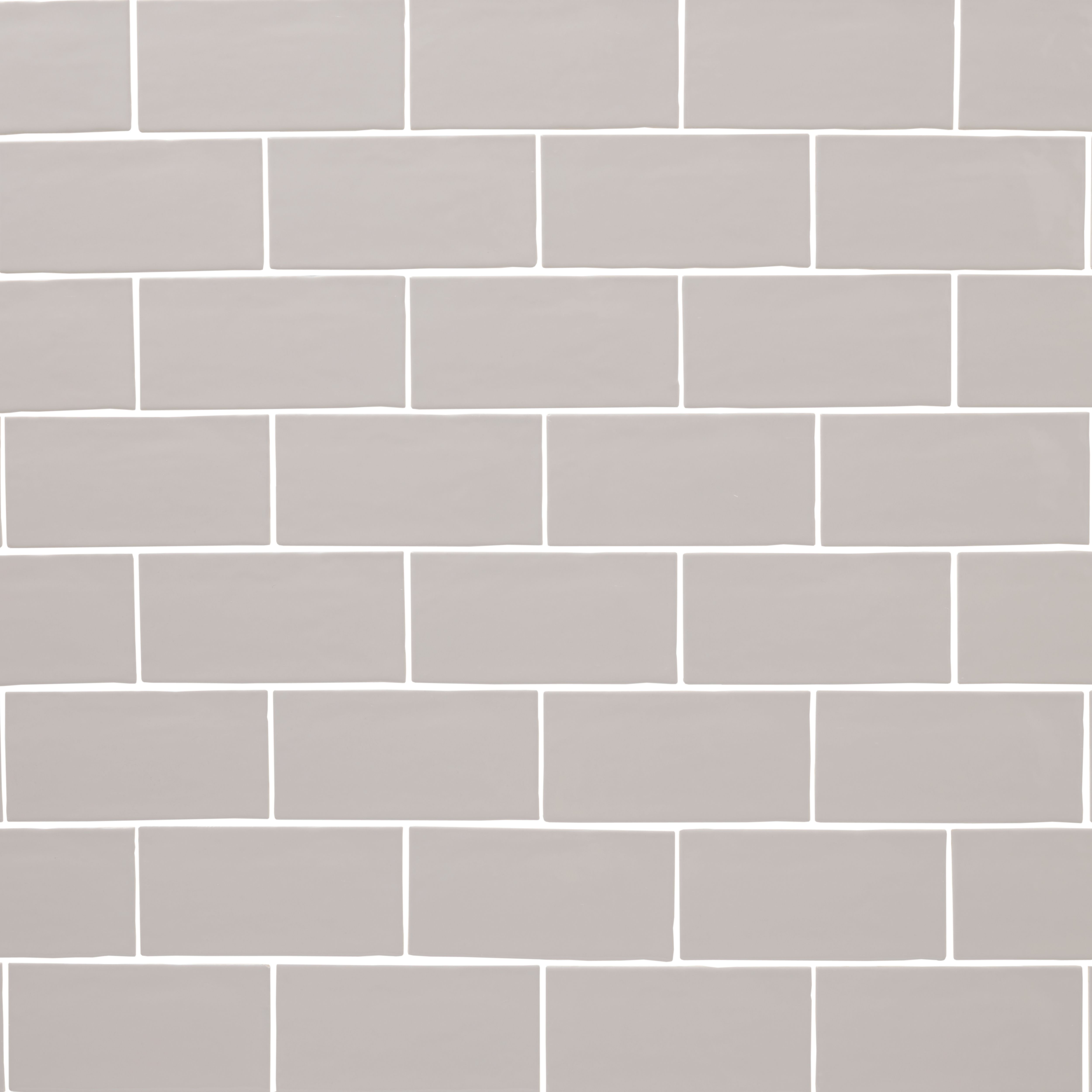 Vernisse Grey Gloss Ceramic Wall Tile Sample