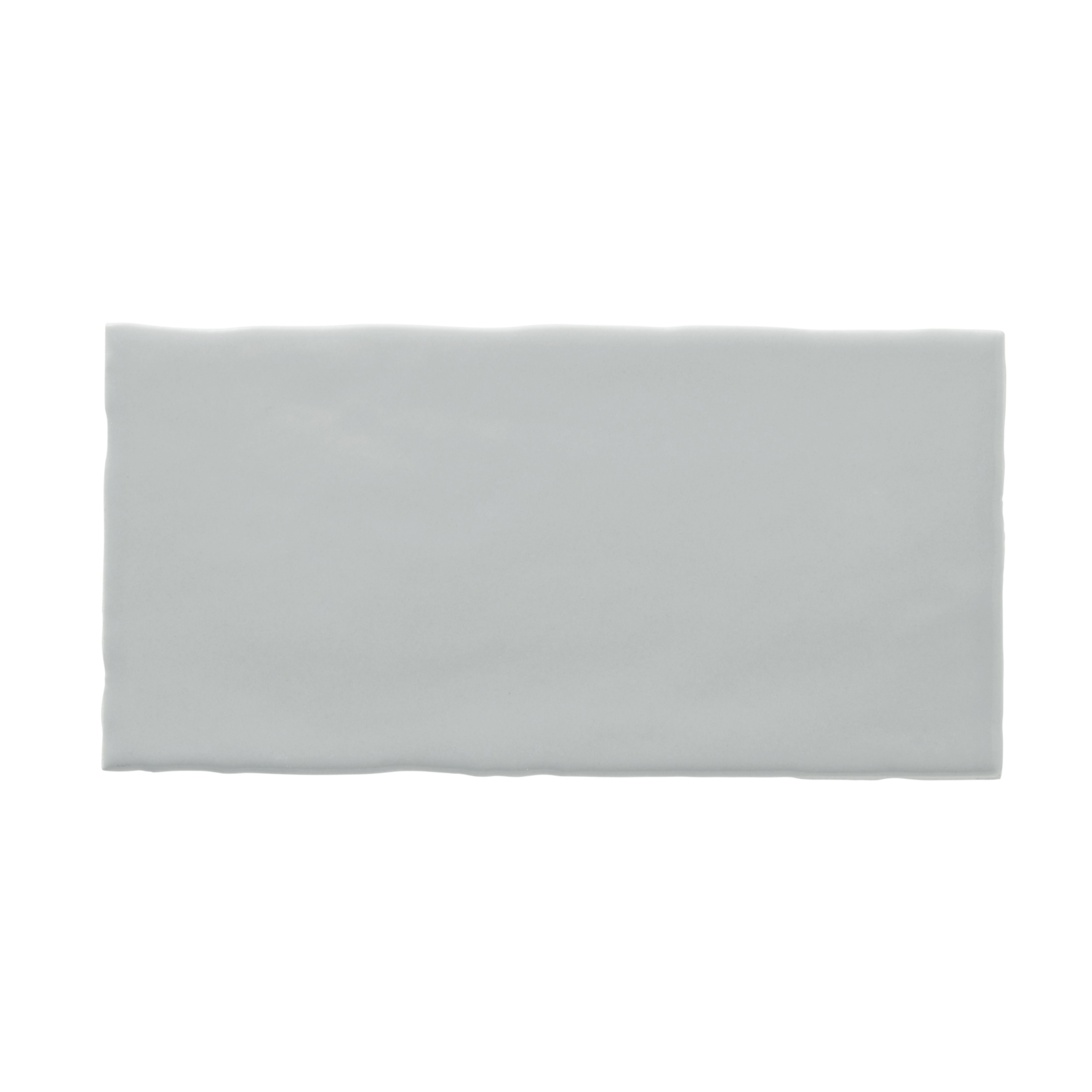 Vernisse Nimbus cloud Gloss Plain Ceramic Wall Tile, Pack of 80, (L)150mm (W)75.4mm