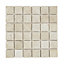 Verono Beige Travertine Mosaic tile, (L)300mm (W)300mm