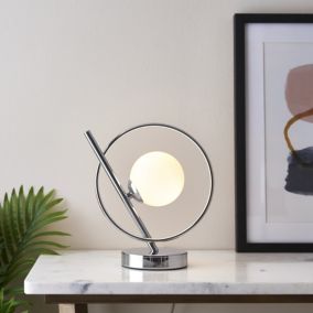 Verso Chrome effect Table lamp