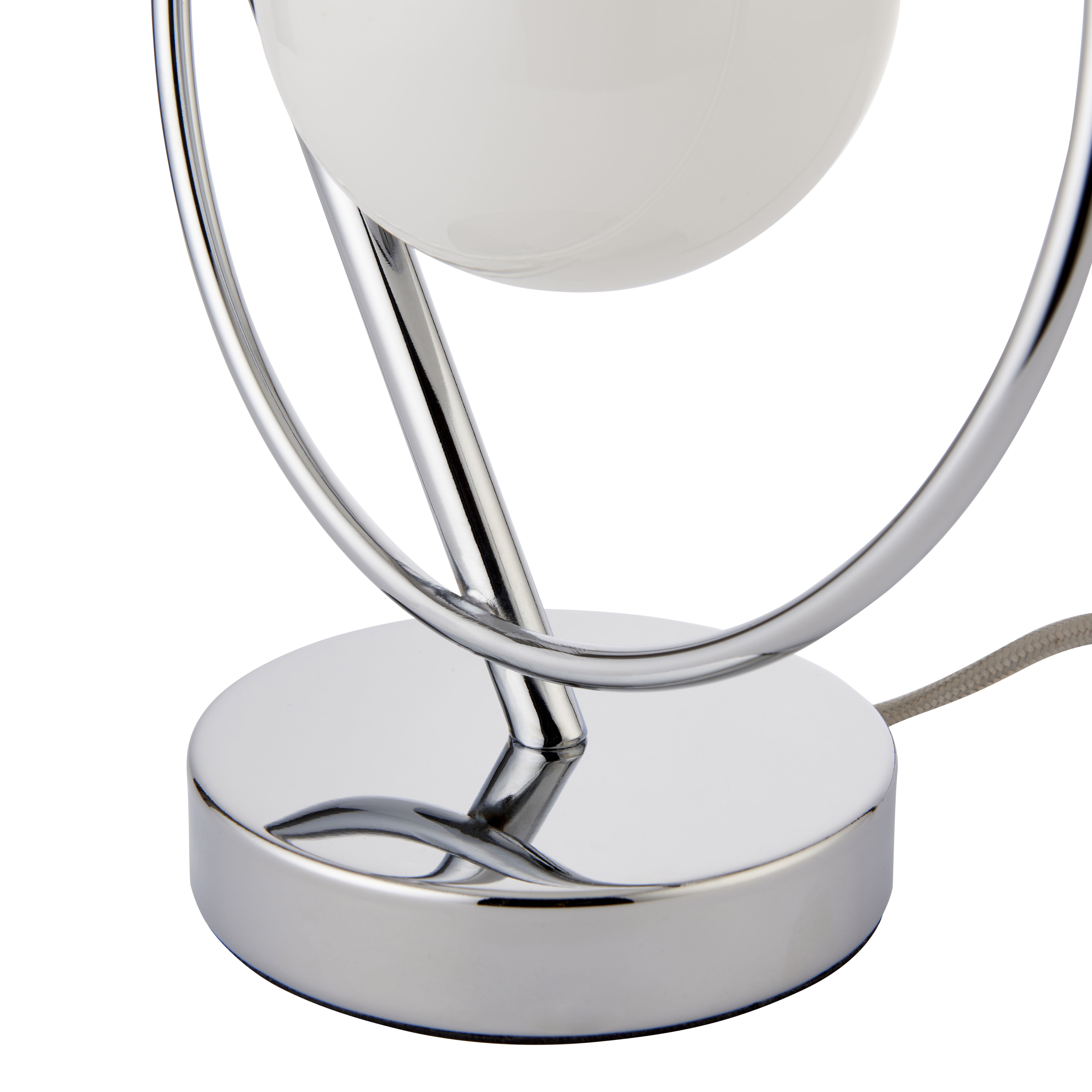Verso Chrome effect Table lamp
