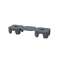 Versoflor Grey Cable clip Pack of 10