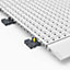 Versoflor Grey Tile connector (L)35mm (W)37mm (T)10mm, Pack of 10