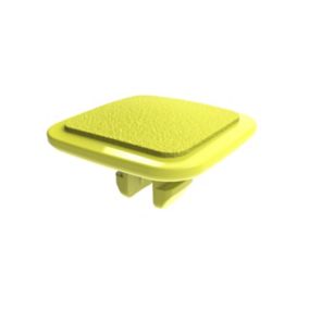 Versoflor Sulphur Yellow Push-in Mosaic tile (L)10mm (W)10mm (T)10mm, Pack of 100