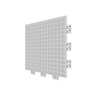Versoflor Taskflor Telegrey Interlocking floor tile 1m², Pack of 9