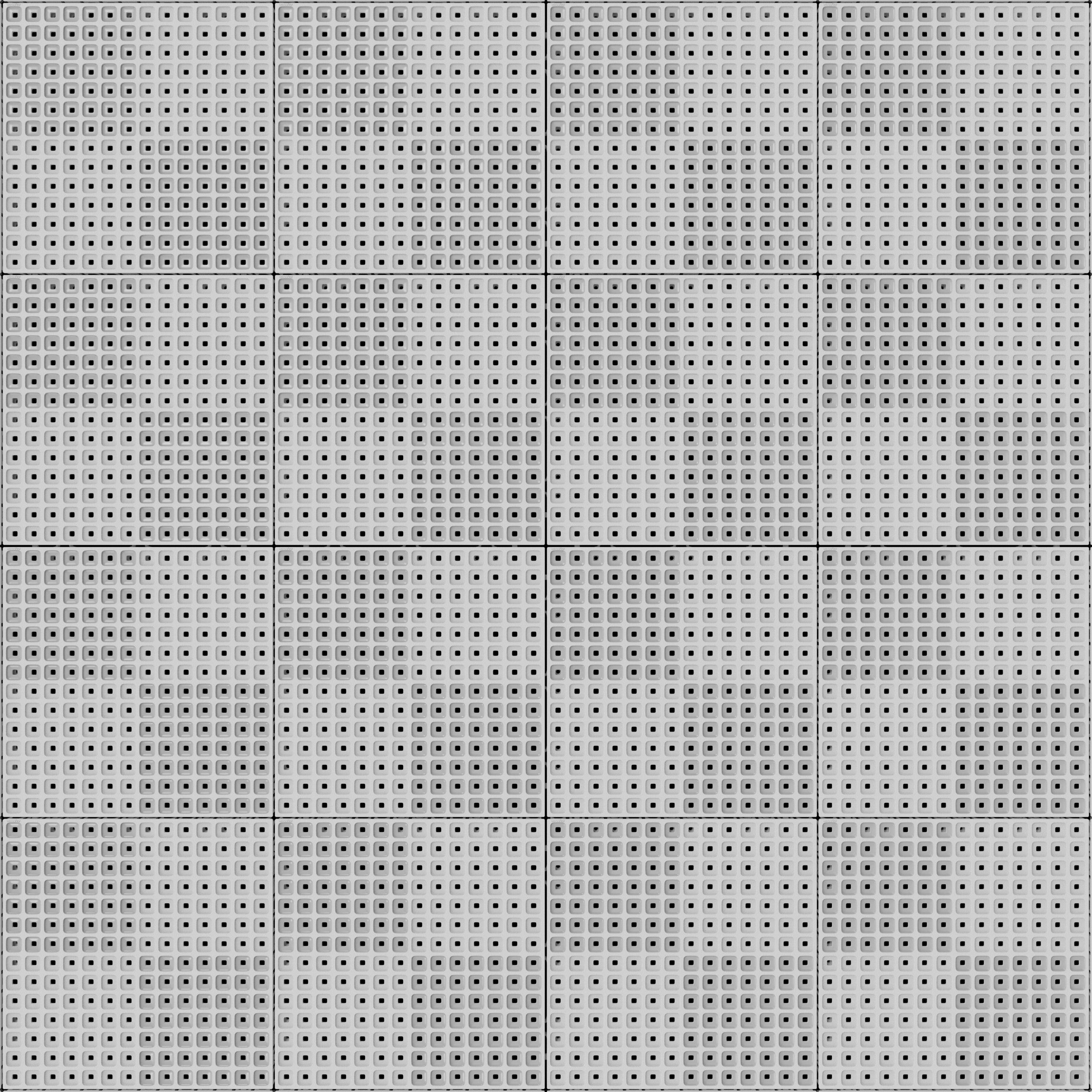 Versoflor Upflor Telegrey Interlocking floor tile 1m², Pack of 9