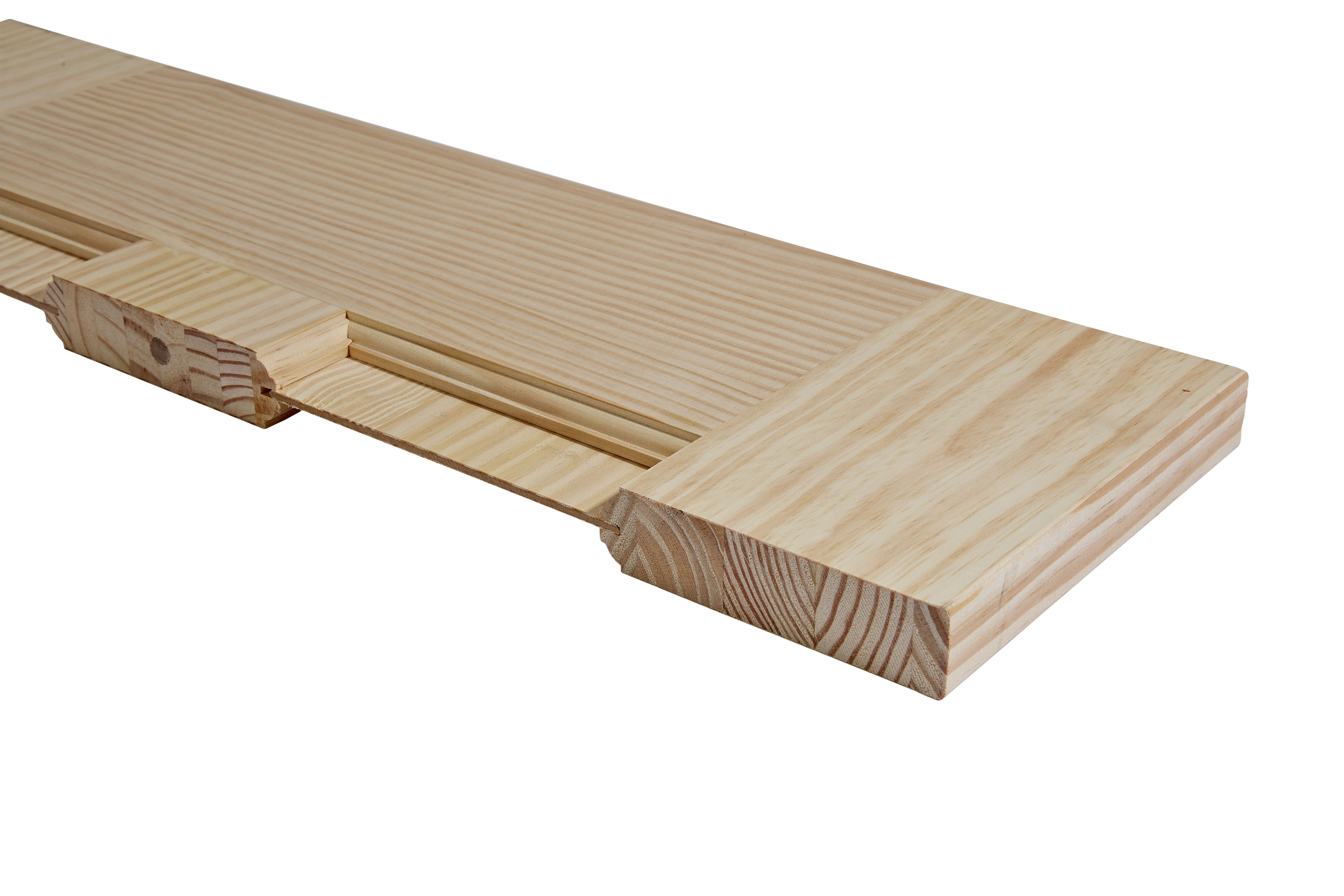 Vertical 2 panel Unglazed Internal Door, (H)1981mm (W)610mm (T)35mm