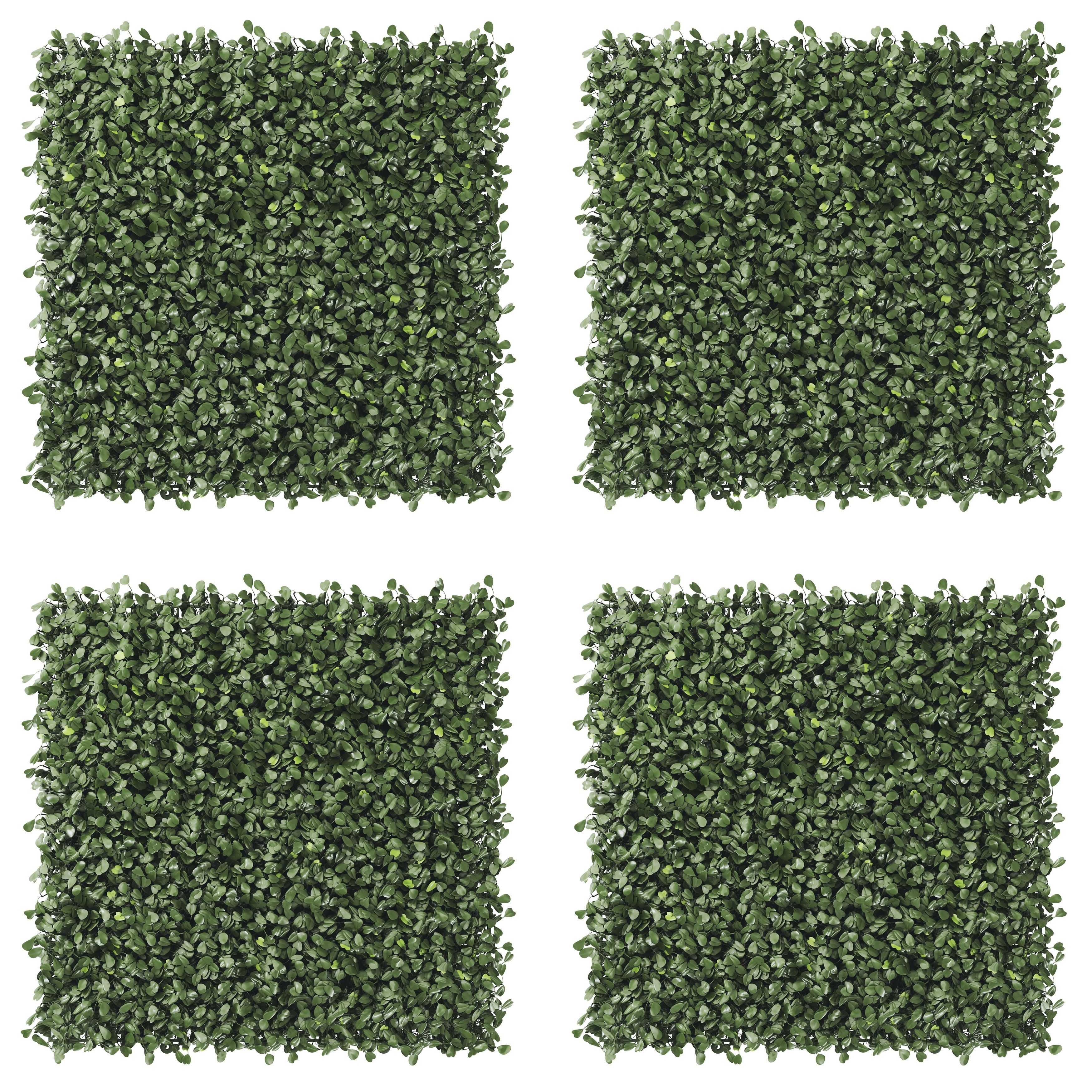 Vertical Square Artificial plant wall, (H)0.5m (W)0.5m