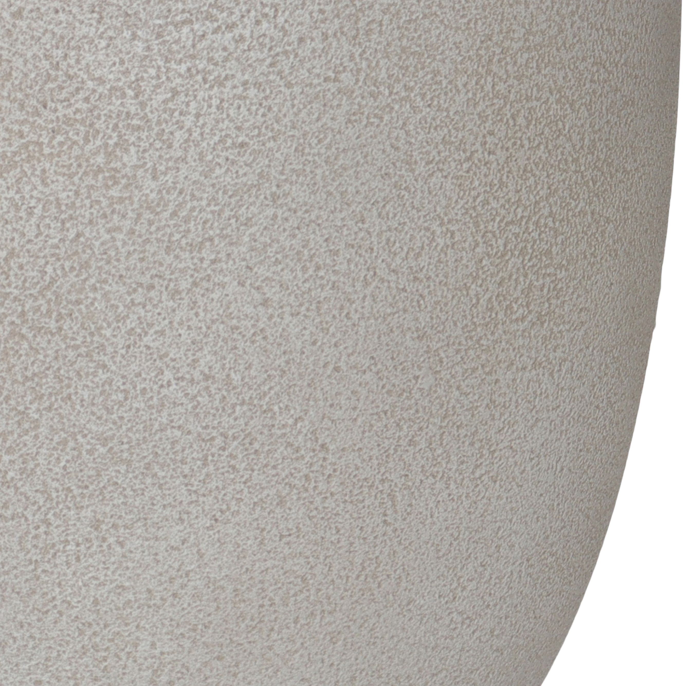 Verve Beige Fibreclay Plant pot (Dia) 16cm, (H)36cm