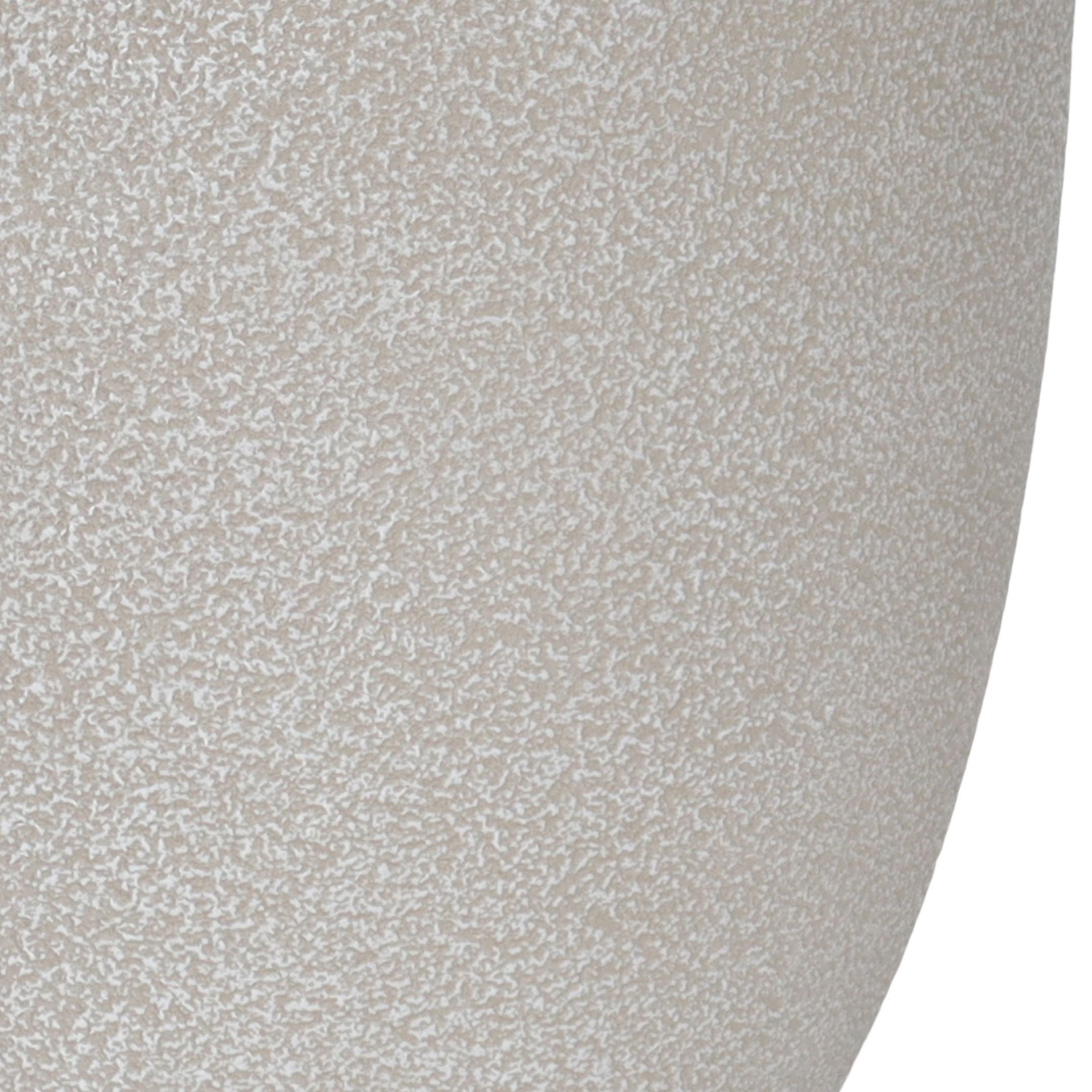 Verve Beige Fibreclay Plant pot (Dia) 30.5cm, (H)29cm