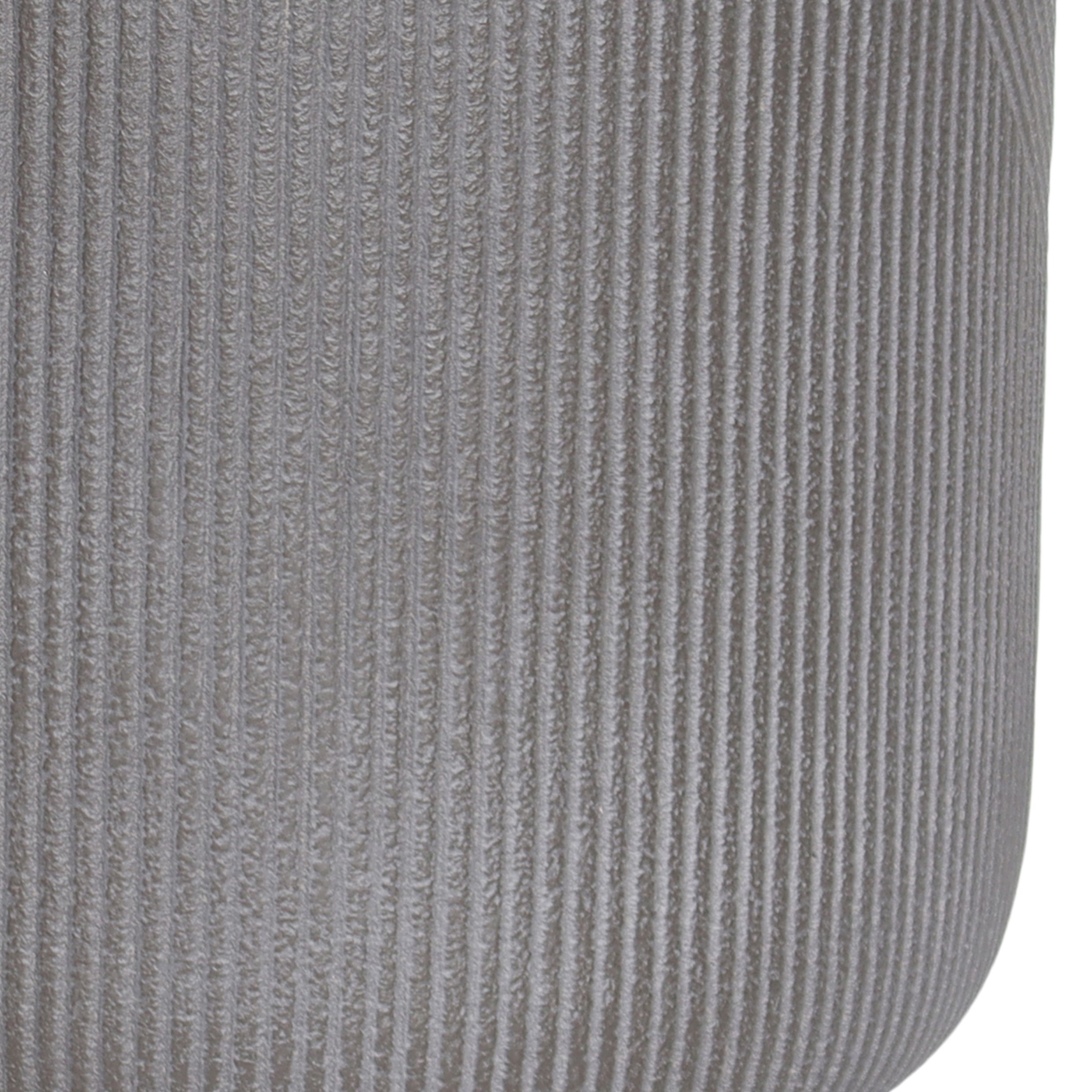 Verve Beige Grey Fibreclay Plant pot (Dia) 30cm, (H)30cm