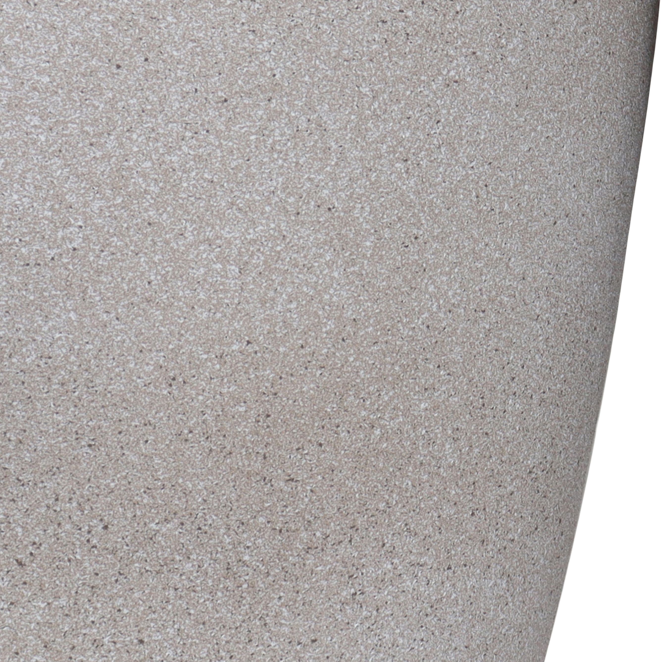 Verve Beige Recycled plastic Plant pot (Dia) 24cm, (H)40cm