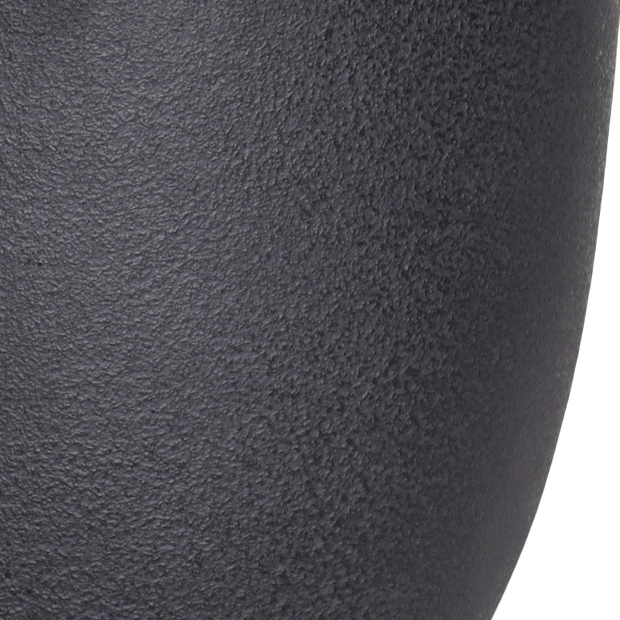Verve Black Fibreclay Plant pot (Dia) 30.5cm, (H)29cm