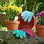 Verve Blue, red & white Gardening gloves