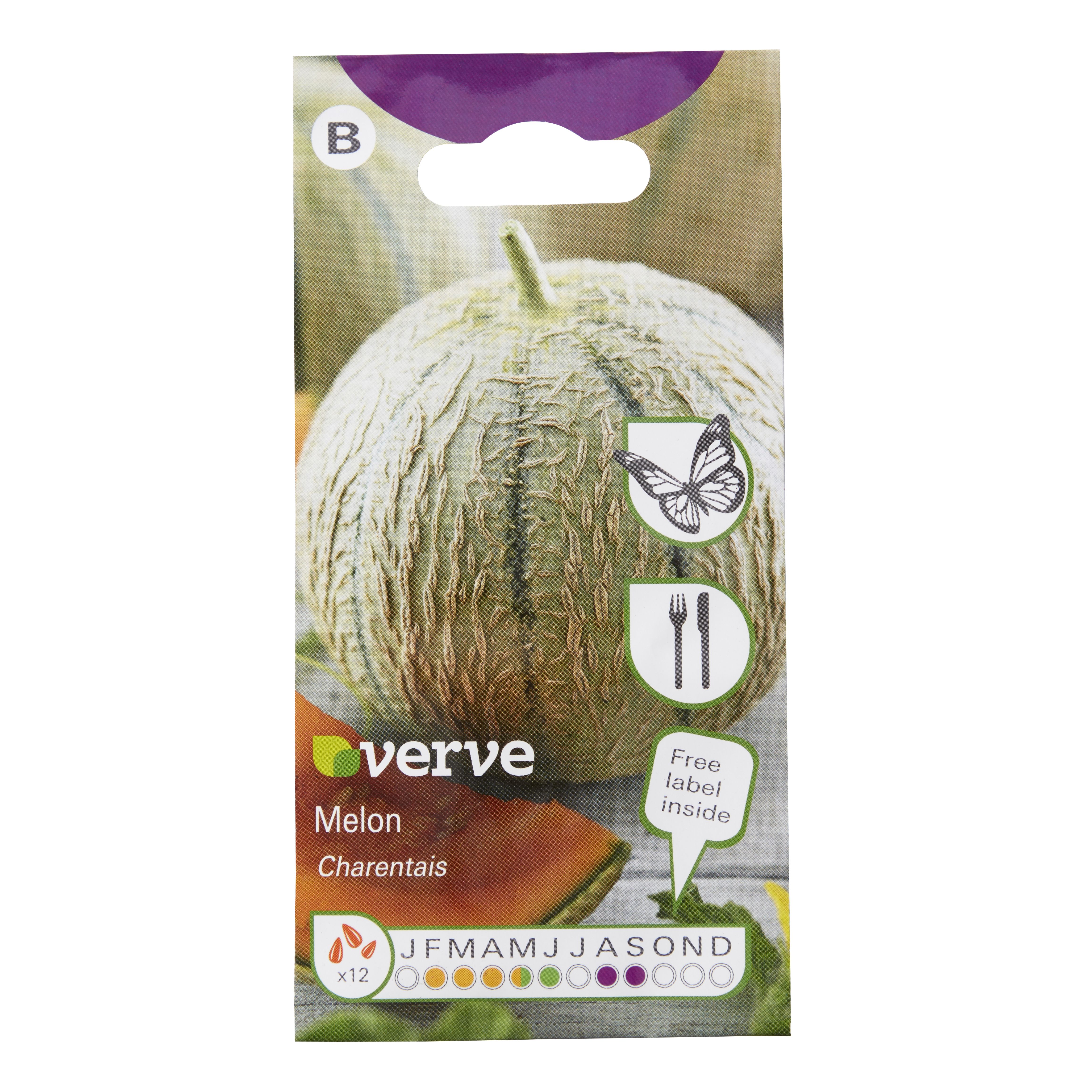 Verve Charentais melon Fruit seeds