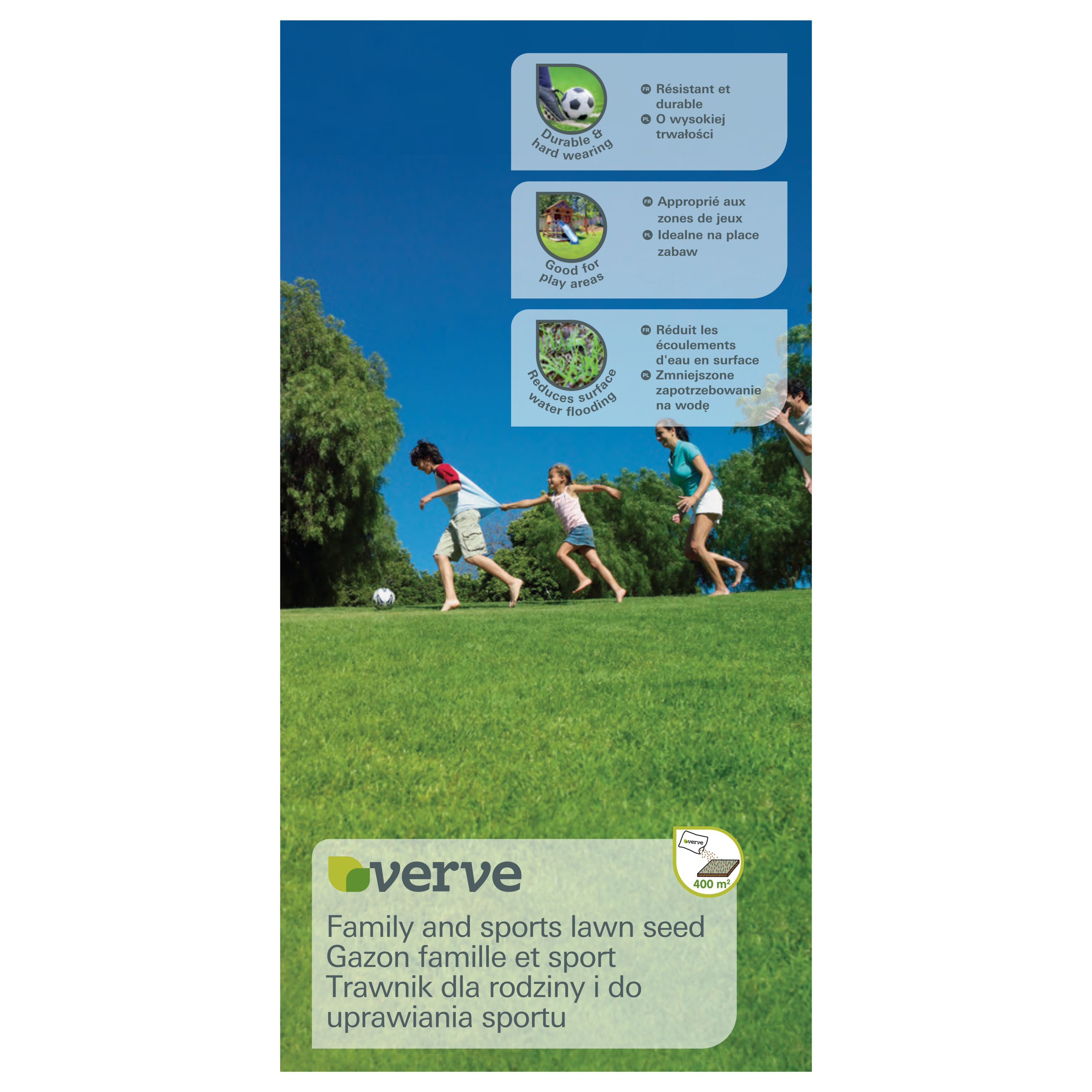 Verve Family & sports Grass seeds 10kg