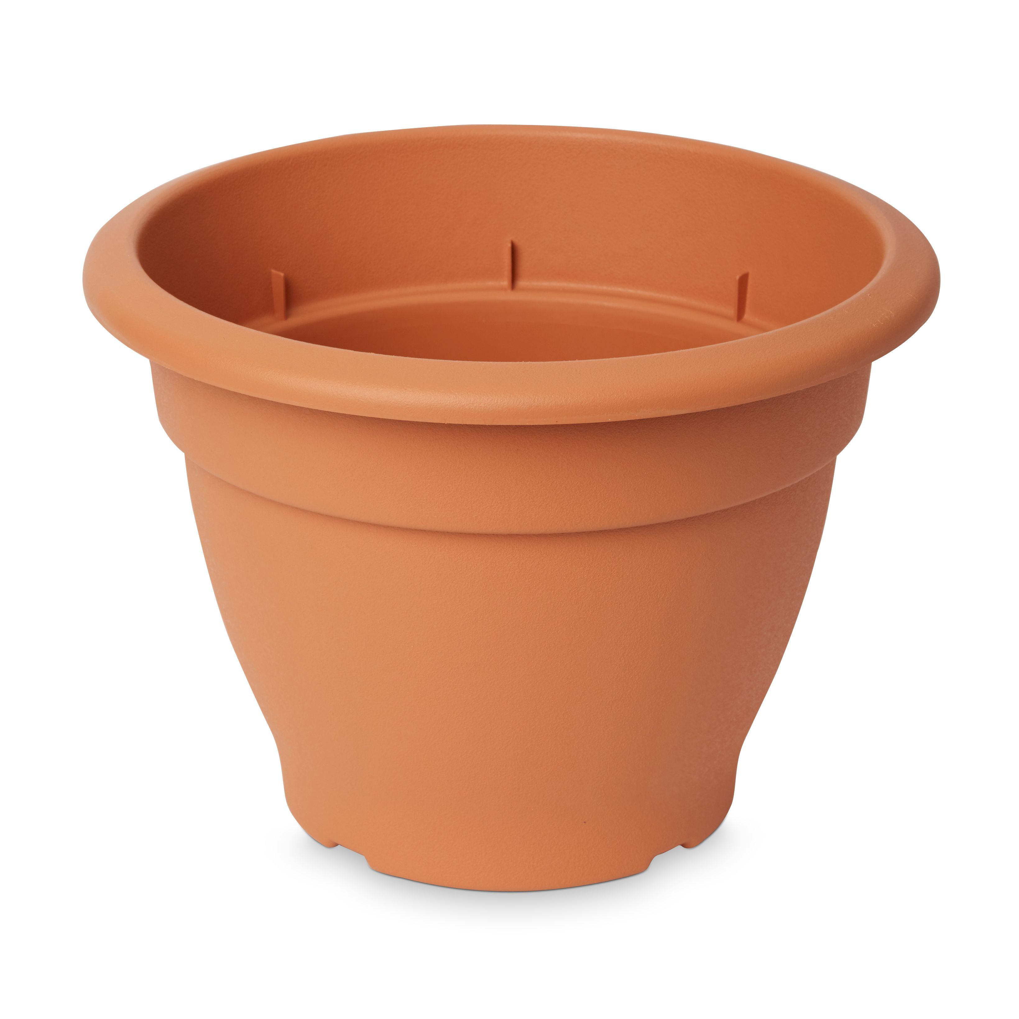 Verve Florus Terracotta Bell Plastic Plant pot (Dia) 30cm, (H)22cm, 9.9L Price Comparisons | Compare The Build