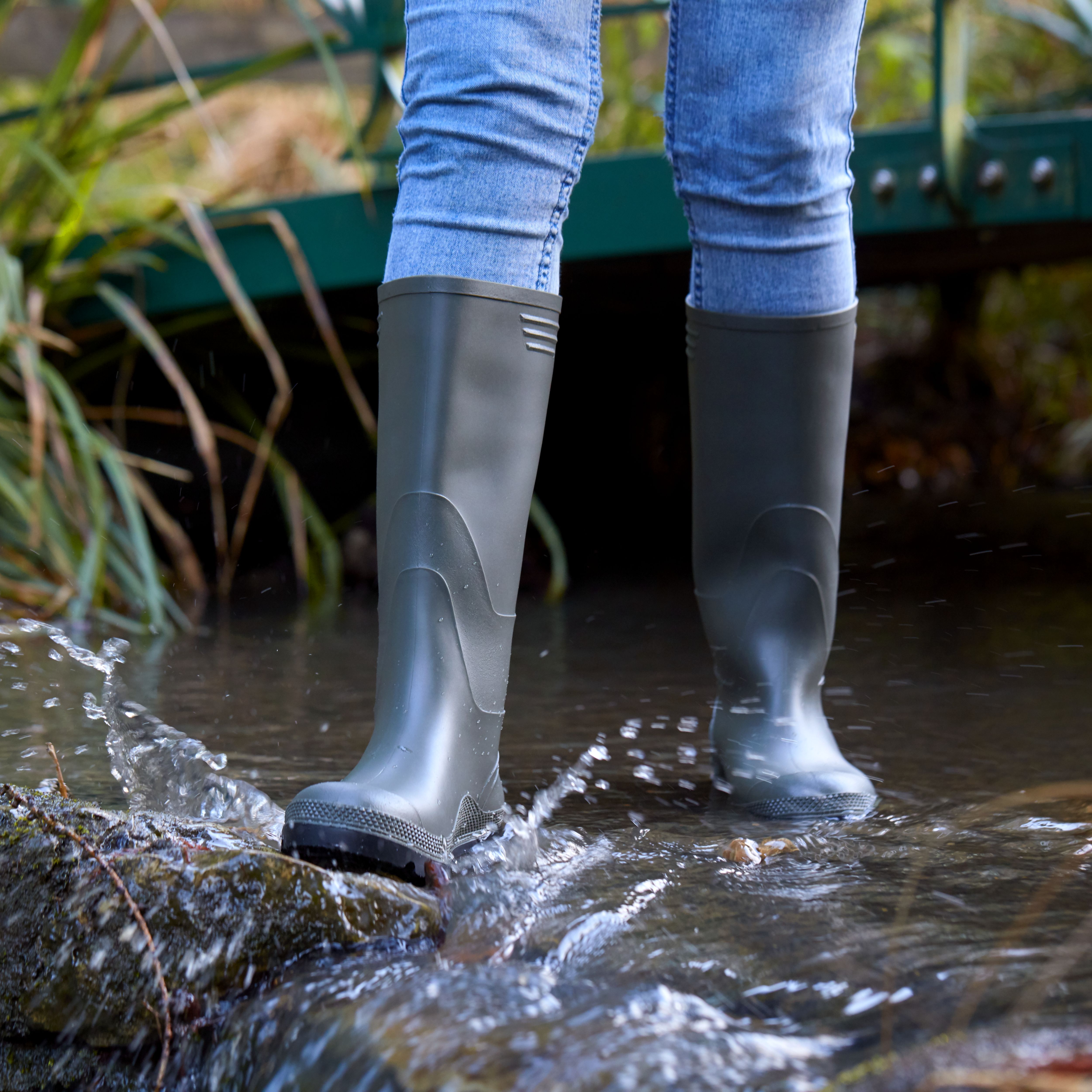 Verve Green Wellington boots, Size 12