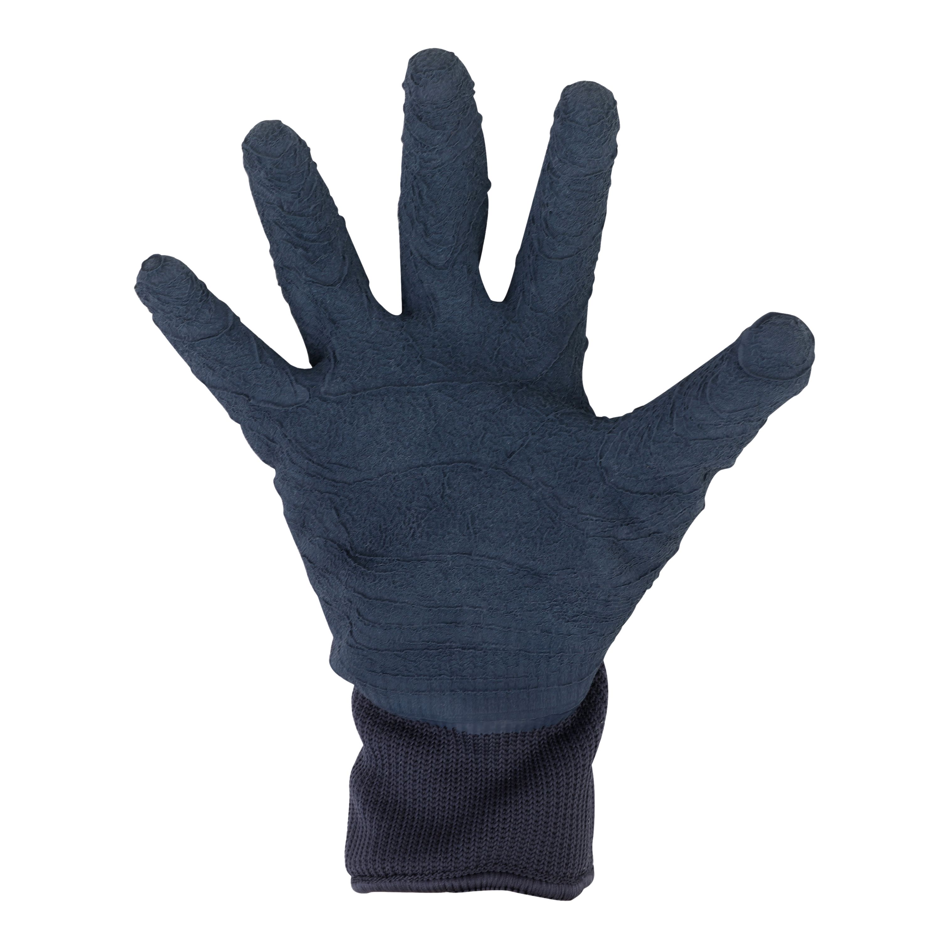 Verve Latex Navy Blue Gardening gloves X Large, Pair