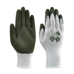Verve Latex White/green Gardening gloves Small, Pair