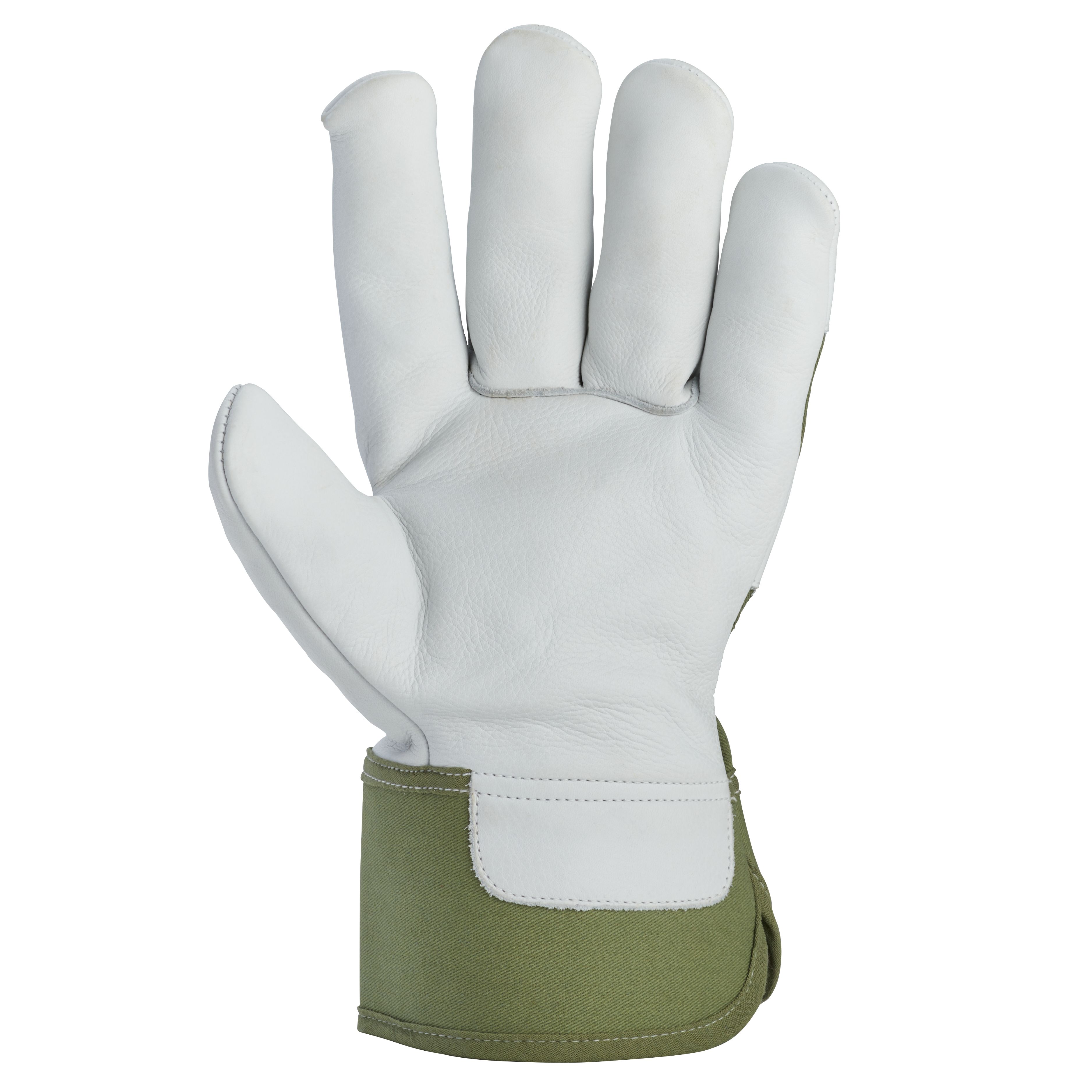 Verve Leather Deep lichen green Gardening gloves Large, Pair