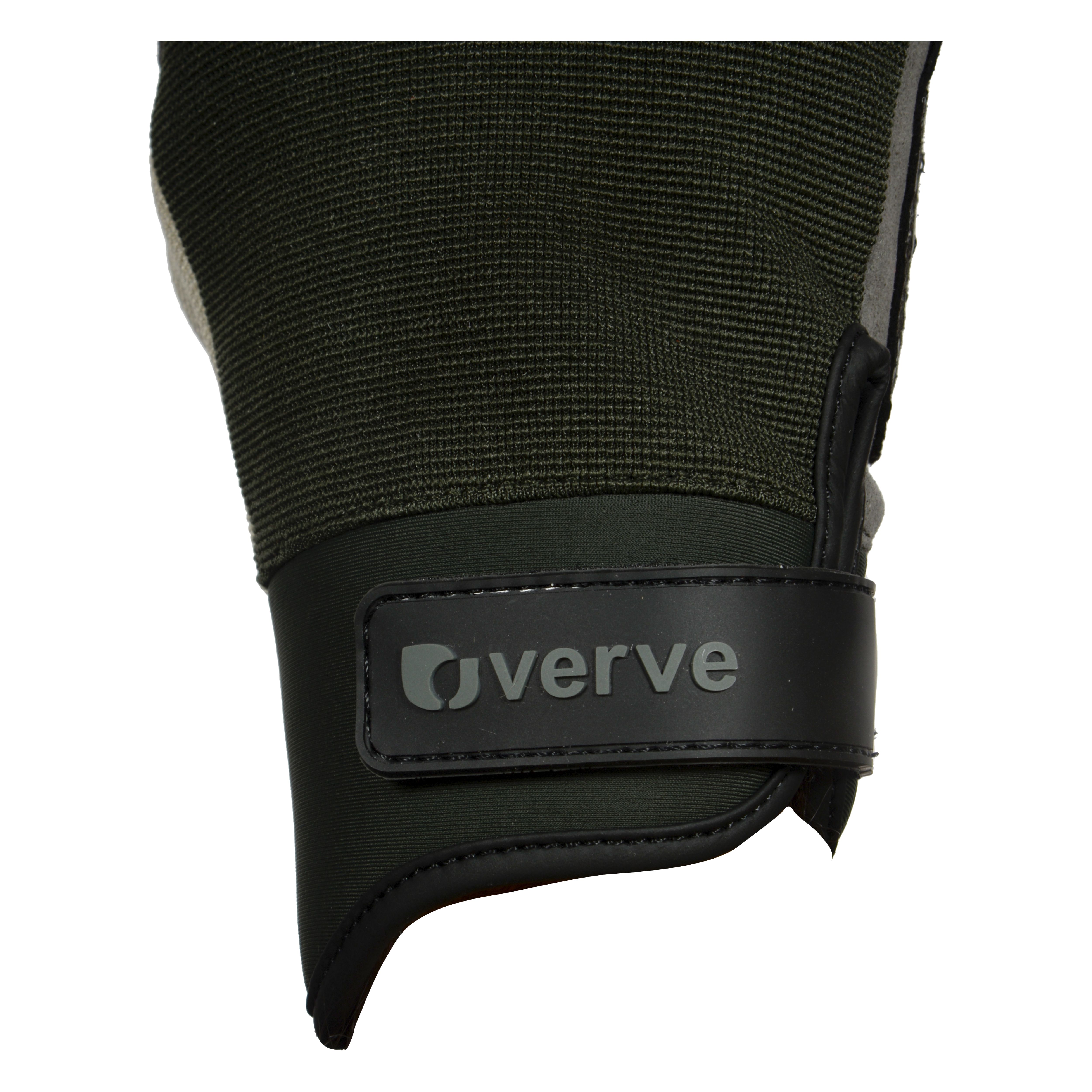 Verve Leather Deep Lichen Green Gardening gloves X Large, Pair