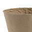 Verve Natural Paper pulp Circular Plant pot (Dia)8cm, Pack of 24