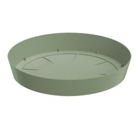 Verve Nurgul Deep Lichen Green Pot saucer (Dia)15.5cm