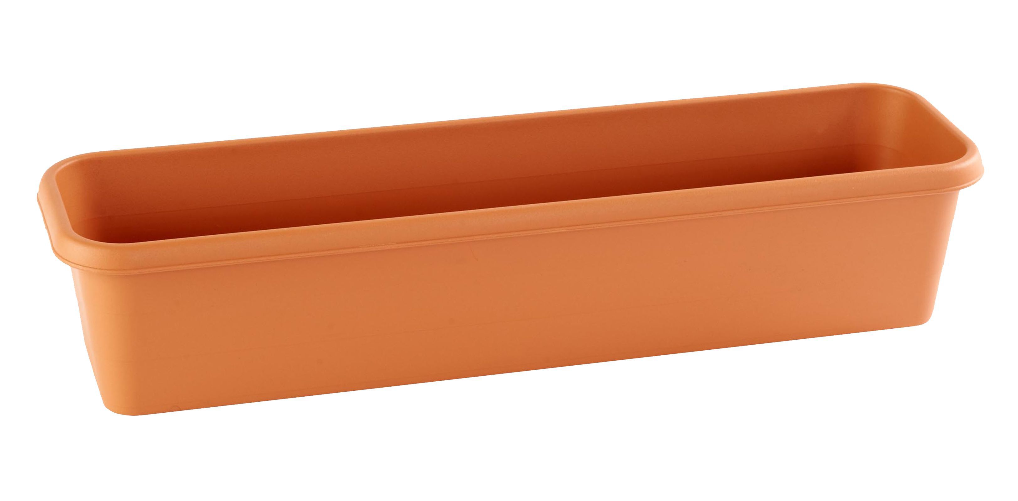 Verve Nurgul Terracotta Plastic Plant pot (Dia)60cm