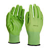 Verve Nylon Green Gardening gloves X Large, Pair