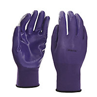 Verve Nylon Lilac Gardening gloves Medium, Pair