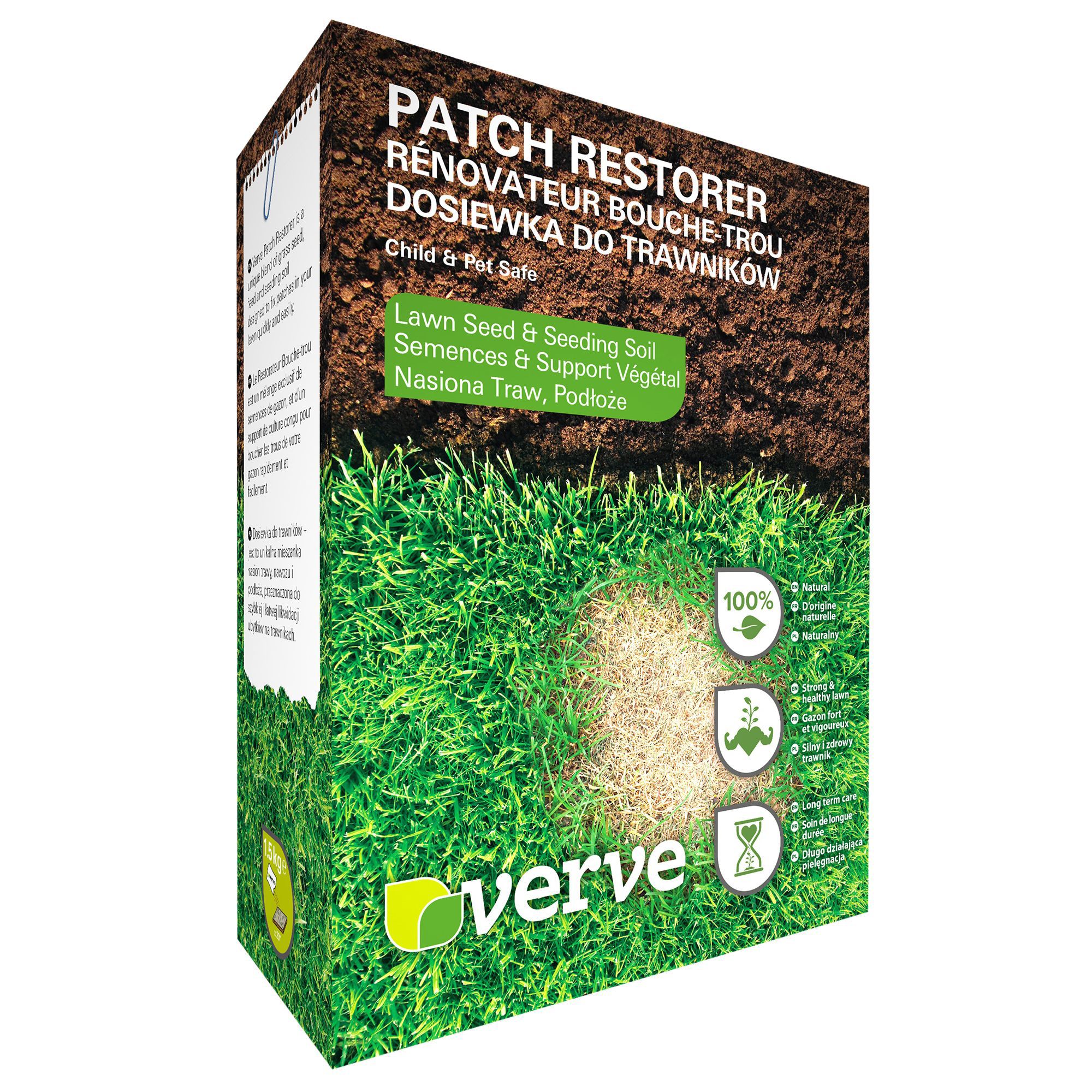 Verve Organic Lawn patch repairer 20m² 1.5kg