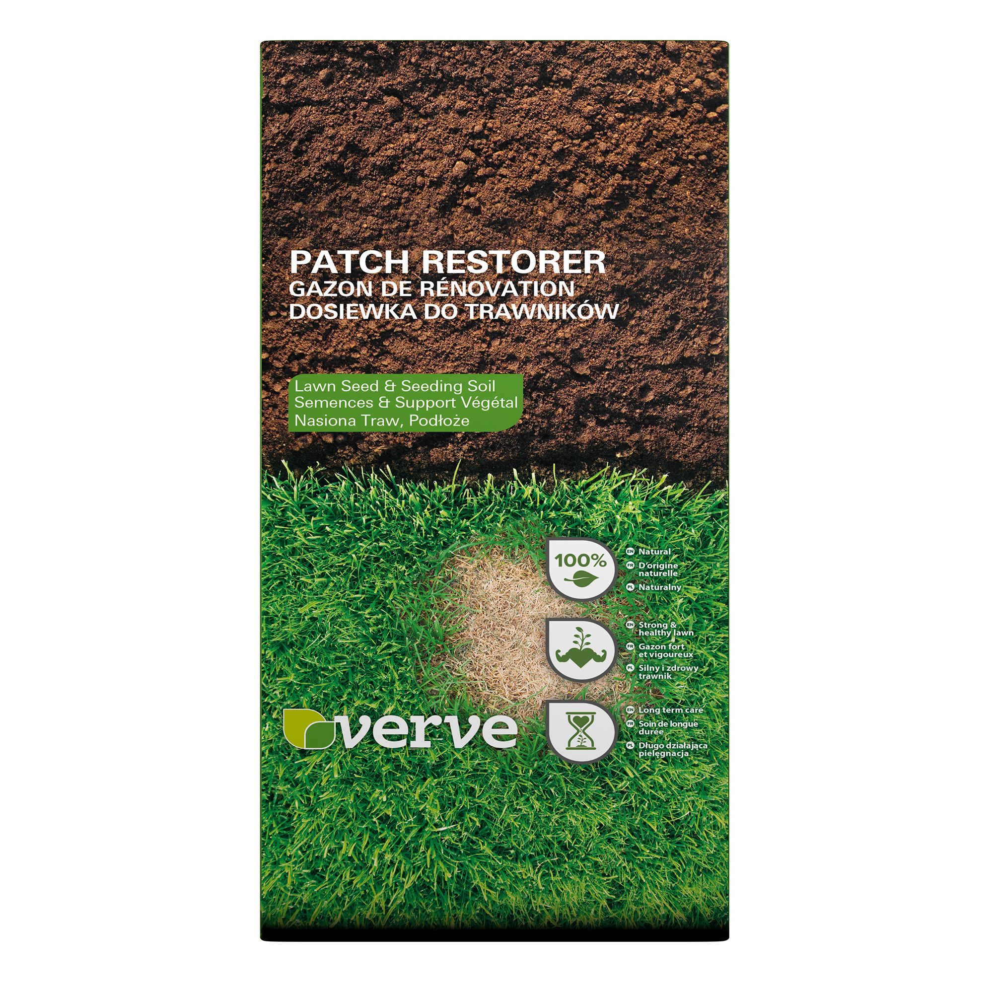 Verve Organic Lawn patch repairer 66m² 1L 5kg