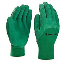 Verve Polyester (PES) Green Gardening gloves Medium, Pair