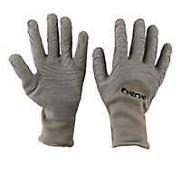 Verve Polyester (PES) Khaki Gardening gloves Medium, Pair