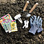 Verve Polyester (PES) Navy Gardening gloves Large, Pair