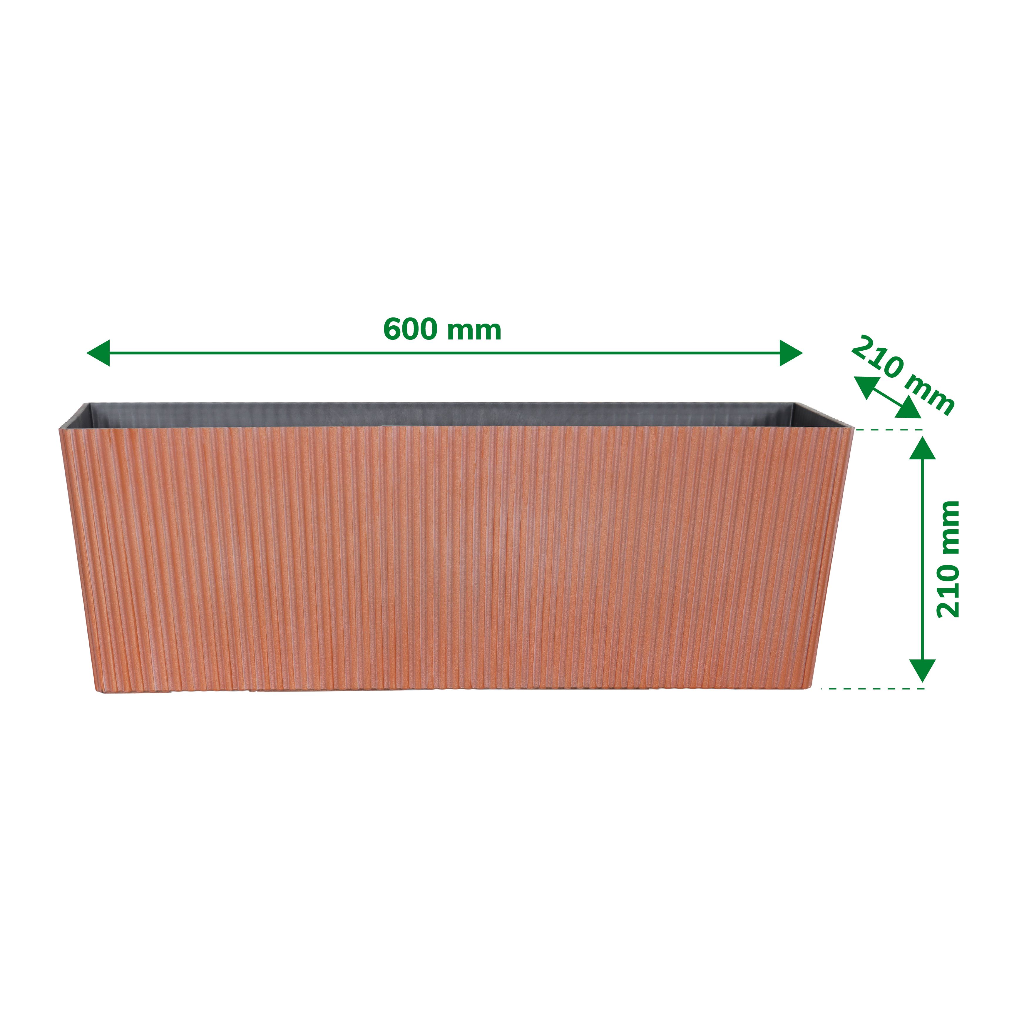 Verve Rectangular Plastic Trough 27L (W)60cm